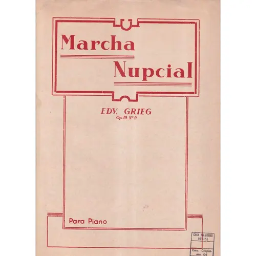 Marcha Nupcial - Op.19 N.2  (Edição Antiga)