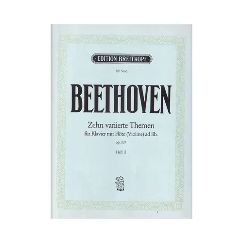 Zehn Varierte Themen Op.107 Heft 2
