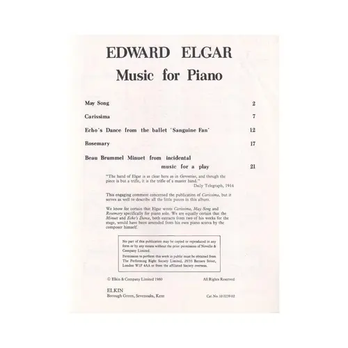 Music For Piano