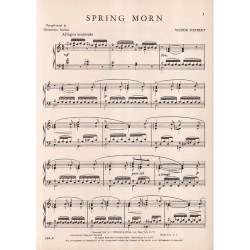 Spring Morn  (Edição Antiga)