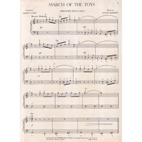 March Of The Toys - Simplified  (Edição Antiga)