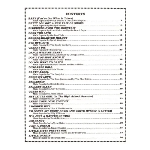 50 Rare Hits Of The 50´S
