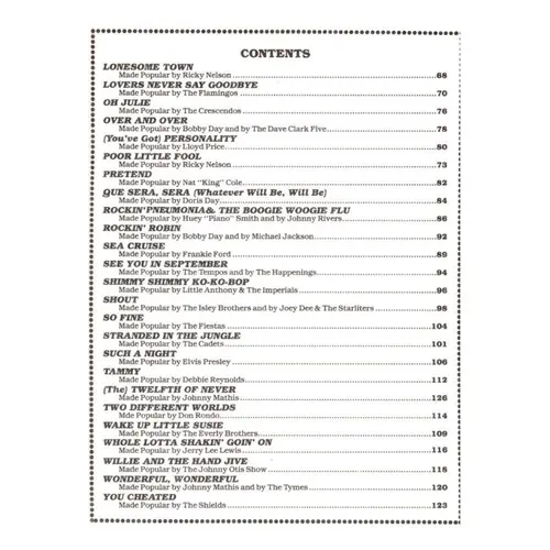 50 Rare Hits Of The 50´S