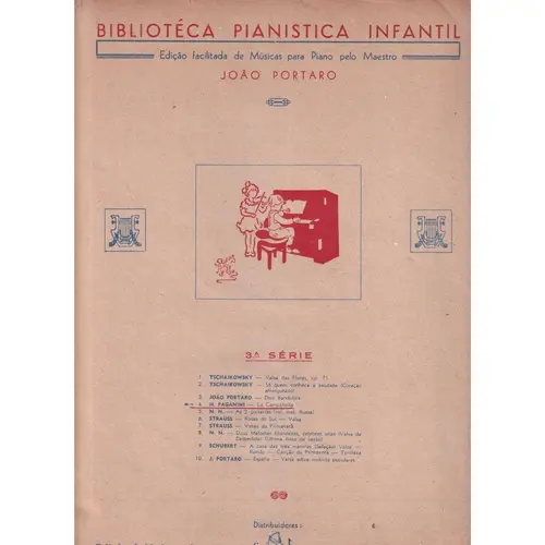 La Campanella  para piano (edição antiga)