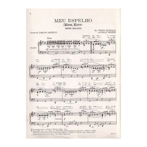 Meu Espelho  - Rock-Balada  (Edição Antiga)