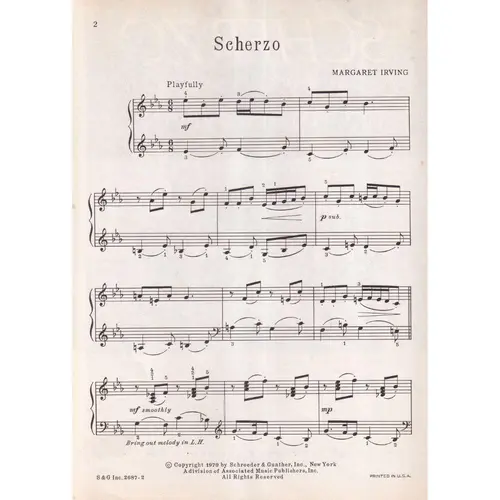 Scherzo For Piano