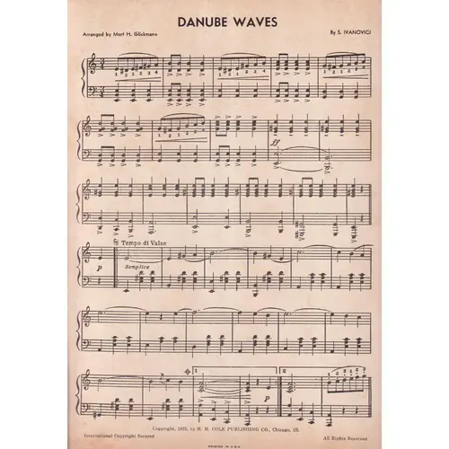Danube Waves  (Edição Antiga)
