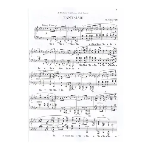 Fantasia, Berceuse, Barcarolle  (vol. XI complete works - Paderewski edition)