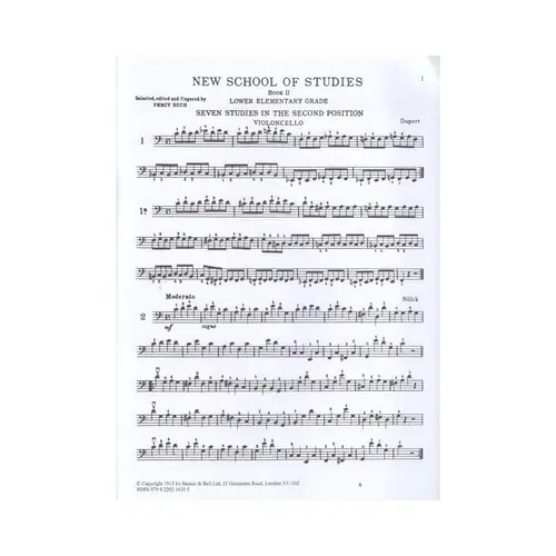 New School Of Cello Studies - Vol.2