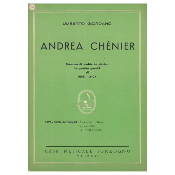 Andrea Chenier - Difesa Di Chenier - Si Fui Soldato