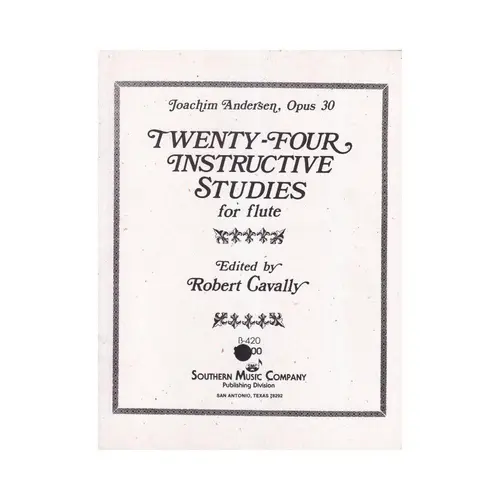 Twenty-Four Instructive Studies Op.30 For Flute