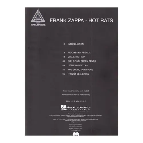 Frank Zappa - Hot Rats