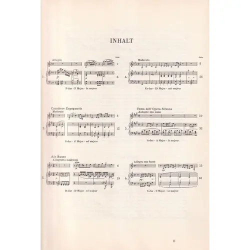 Sechs Sonaten - Op. 10 (B) -Klavier Und Piano -  Urtext - Exemplar Antigo