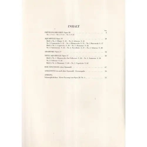 Ausgewahlte Klavierstucke - Urtext - Exemplar Antigo