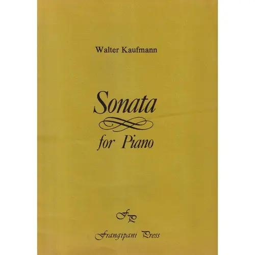 Sonata For Piano  (Edição Antiga)