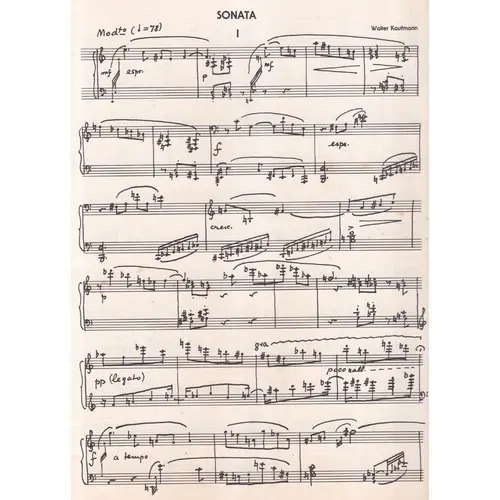 Sonata For Piano  (Edição Antiga)