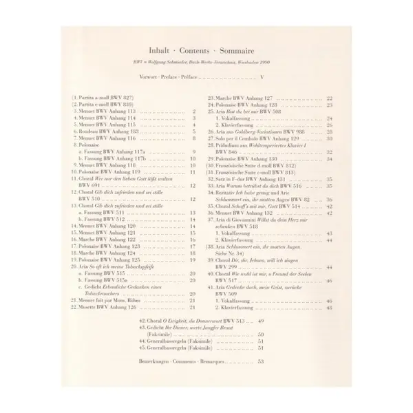 Notenbuchlein Fur Anna Magdalena Bach - Urtext
