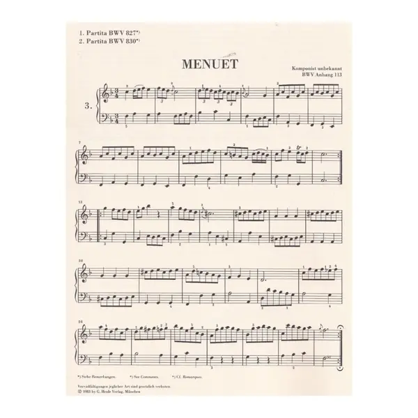 Notenbuchlein Fur Anna Magdalena Bach - Urtext