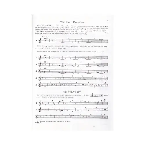 Method for oboe