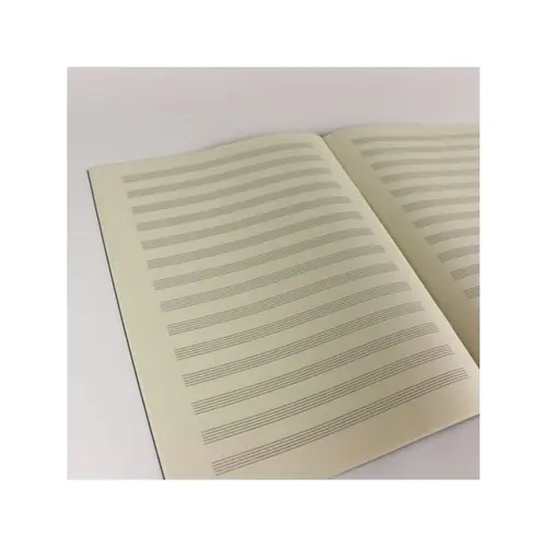 Caderno Grampeado -  Henle com pauta normal e pauta musical  23x 31 cm