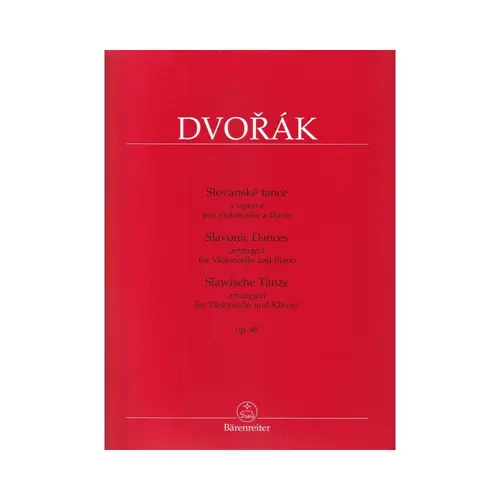 Slavonic Dances op. 46 arranged for violoncello and Piano