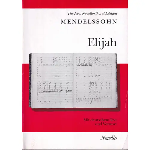 Elijah - Vocal Score