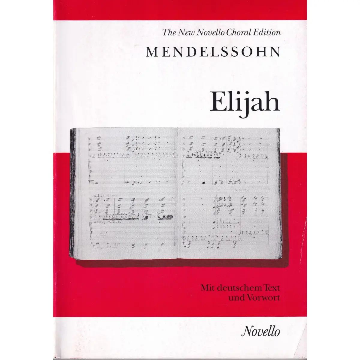 Elijah - Vocal Score