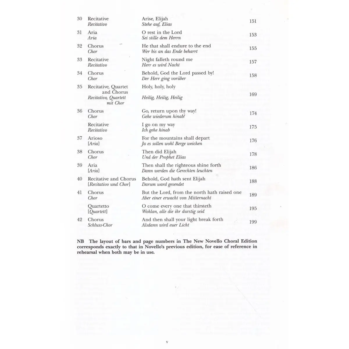 Elijah - Vocal Score