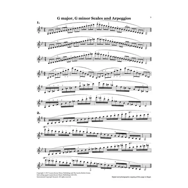 The Heifetz Scale Book