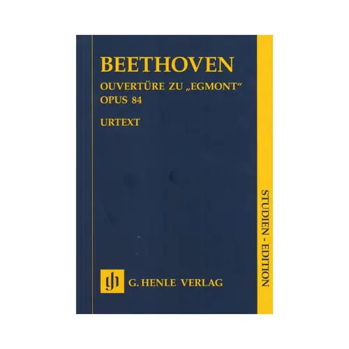 Overture Zu ''Egmont" Opus. 84 - studien edition