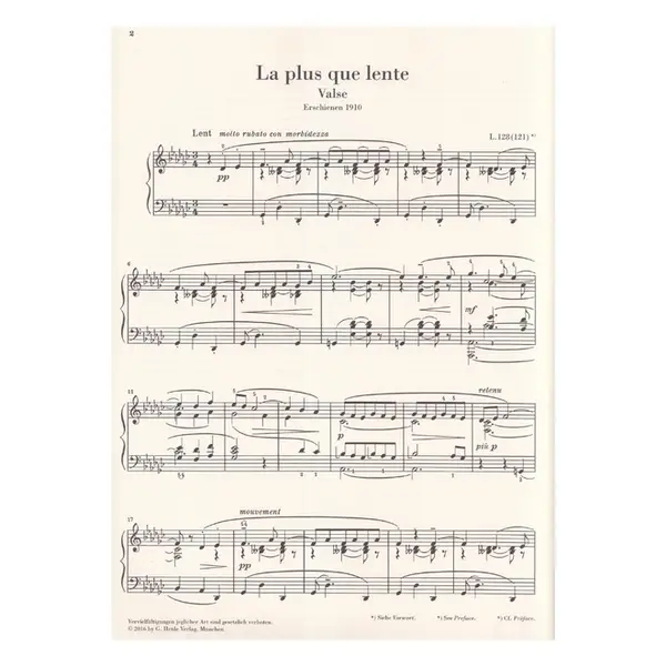 La plus que lente - Valse