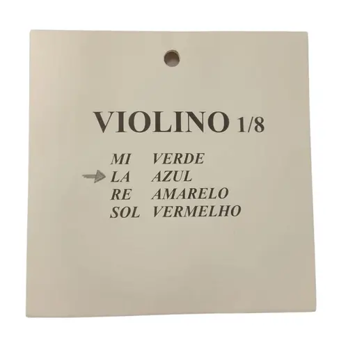 Corda Avulsa Lá Para Violino 1/8 Padrão M.Calixto