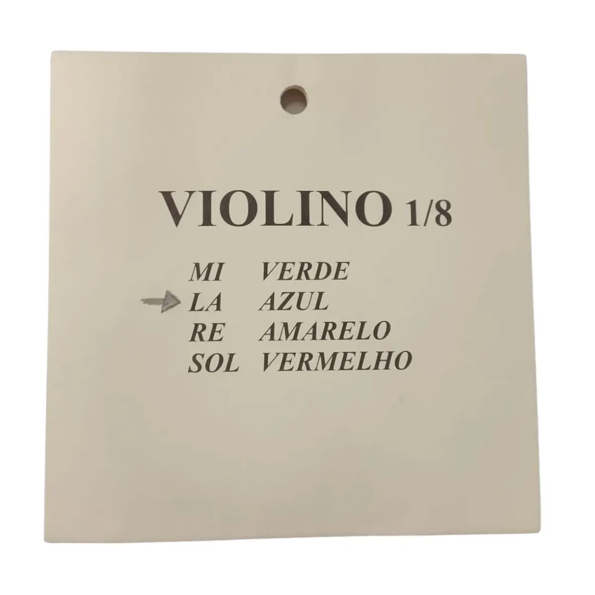 Corda Avulsa Lá Para Violino 1/8 Padrão M.Calixto