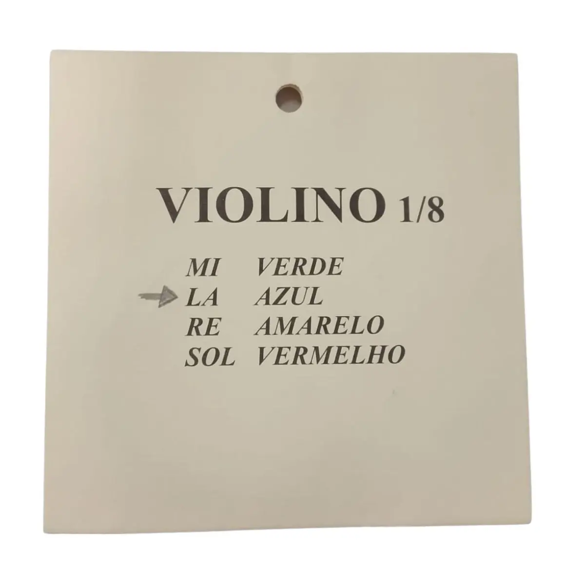 Corda Avulsa Lá Para Violino 1/8 Padrão M.Calixto