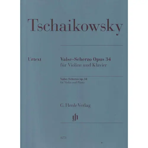 Valse - Scherzo Op. 34 for Violin and Piano