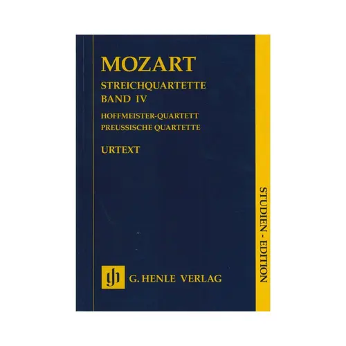Streichquartette Band IV - Hoffmeister-quartett - Preussische quartet - studien edition