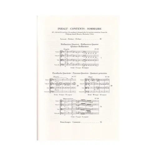 Streichquartette Band IV - Hoffmeister-quartett - Preussische quartet - studien edition