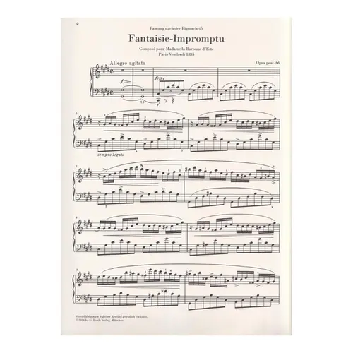 Fantaisie - Impromptu in c minor Op. post.66