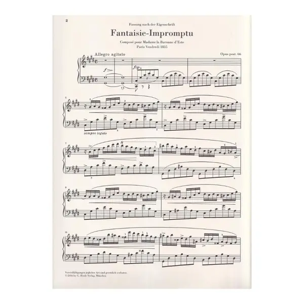 Fantaisie - Impromptu in c minor Op. post.66