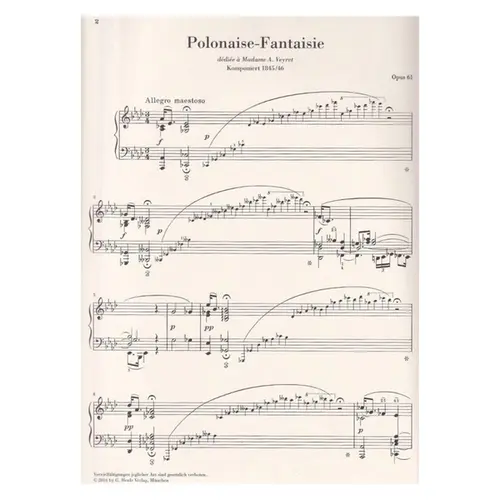 Polonaise - Fantaisie in Ab major Op.61