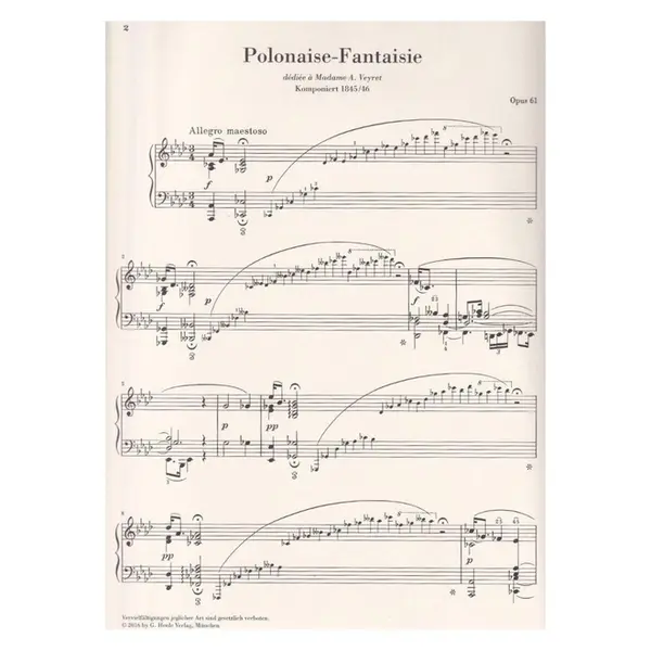 Polonaise - Fantaisie in Ab major Op.61