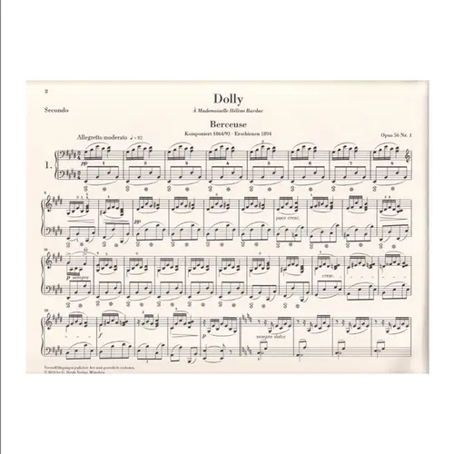 Dolly Op.56 for Piano Four - Hands