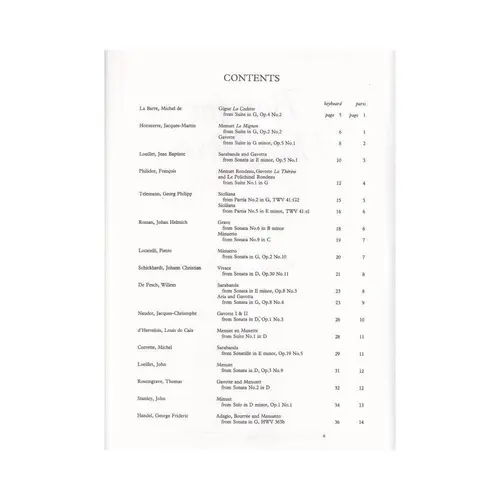 Baroque Flute Pieces - Vol.1