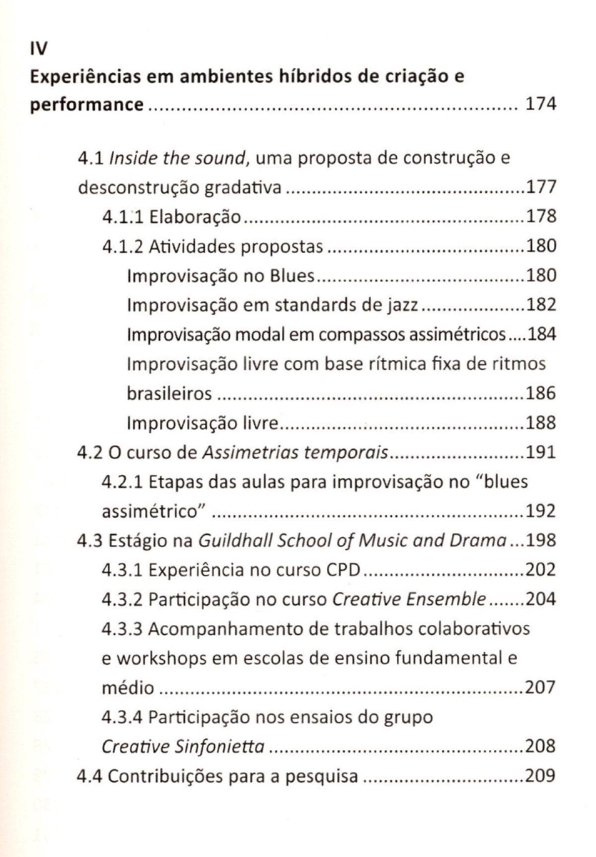 Quadro com breve descrição das aulas da unidade Misturas. Além