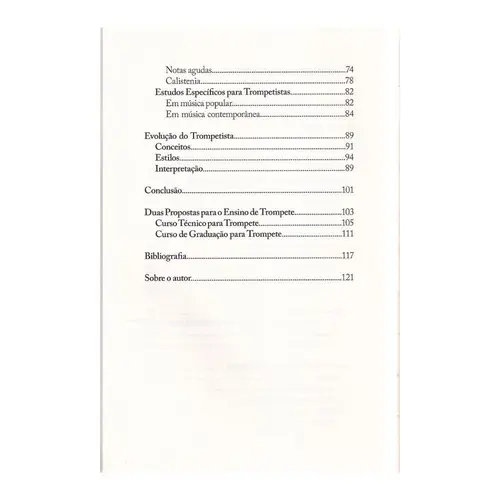 Trompete  - História - Pedagogia - Performance