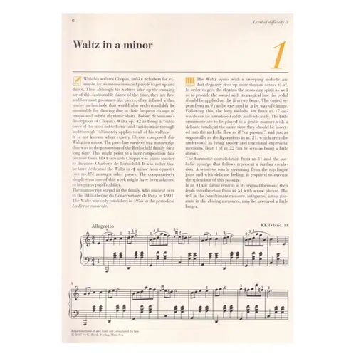 17 Well-Known original pieces - At the piano