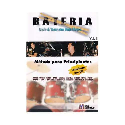 Bateria - Ouvir E Tocar Com Duda Moura - Vol. 1