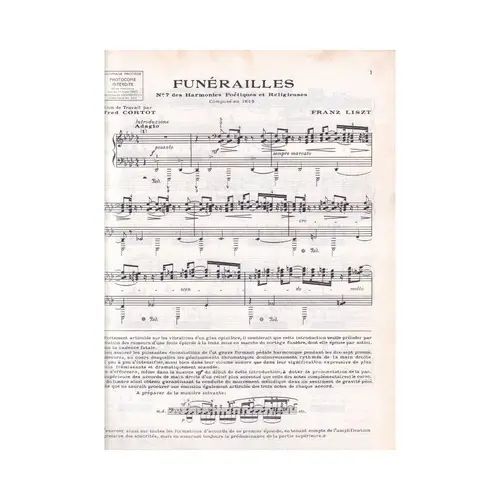 Funerailles  (Rev. A. Cortot)