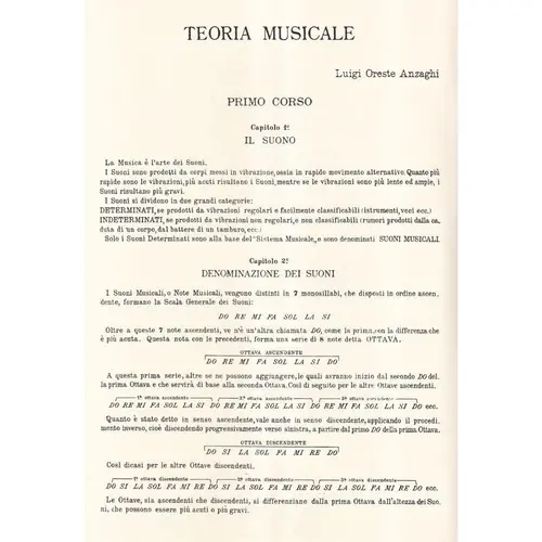 Teoria musicale - primo corso