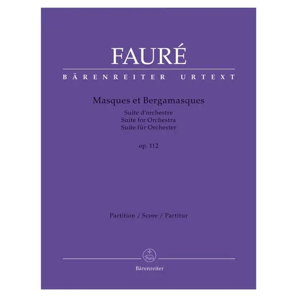Masques et Bergamasques - Suite for Orchestra Op.112 - full score